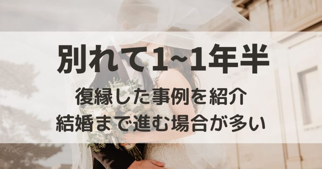 別れて1年　男性心理